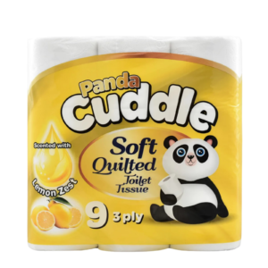 3 Ply Toilet Tissue Roll Panda Cuddle Classic Soft Rolls - Image 4